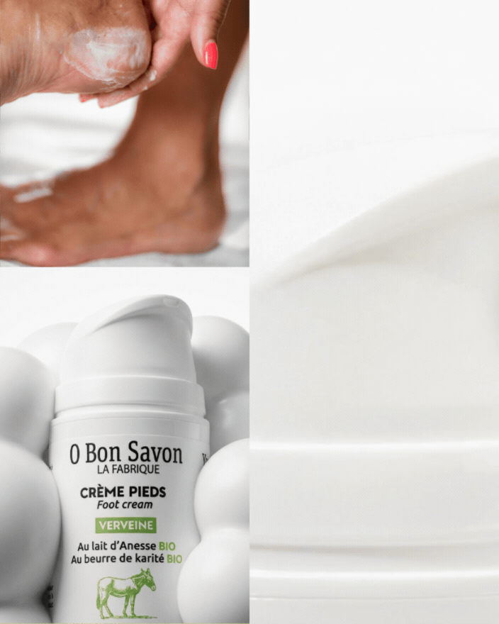 Crème pieds au lait d'ânesse bio O Bon Savon